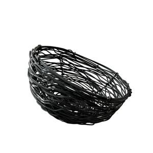 Handmade Wire Basket Bowl Beverly Hills, CA Working Art Sculpture